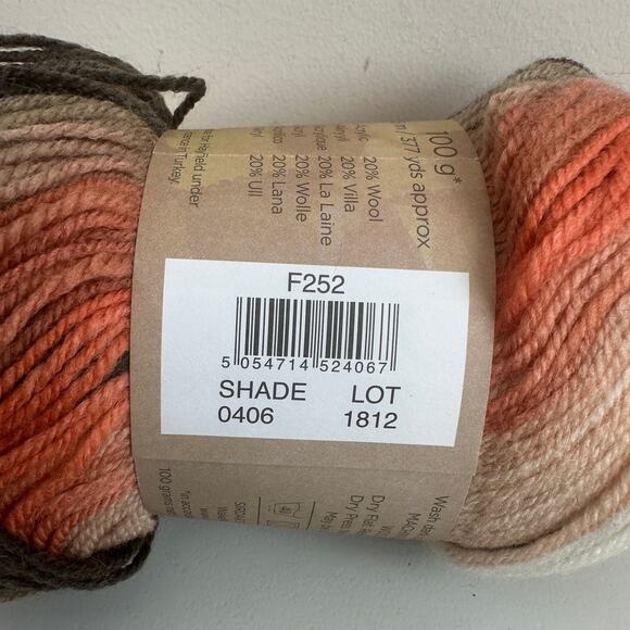 Sirdar Hayfield Spirit DK Yarn - 100g - 20% Wool Multi-Colored Shade 0406 - Picture 4 of 8